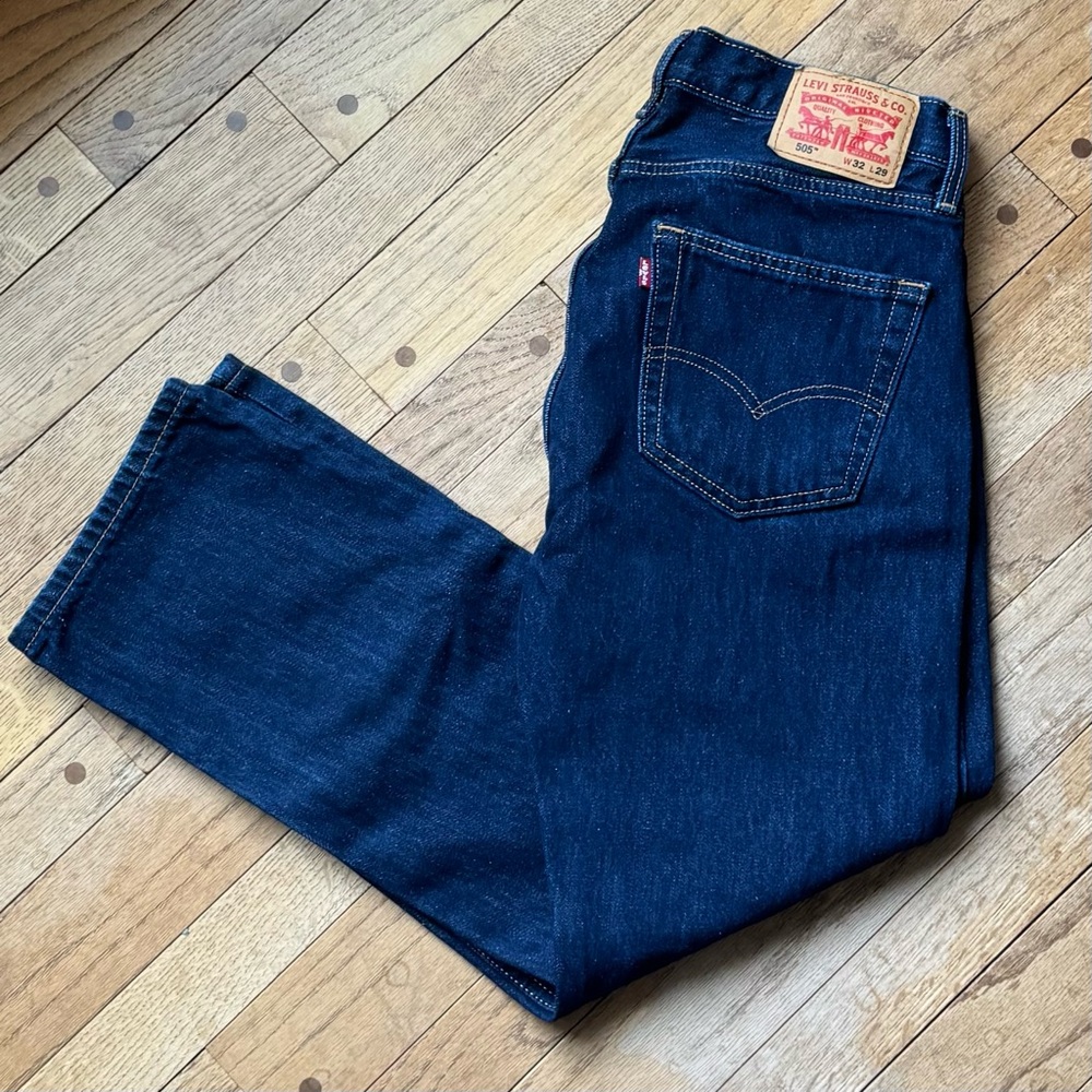 Levi’s 505 Regular Fit Jeans Men’s 32x29 Blue Denim NWT